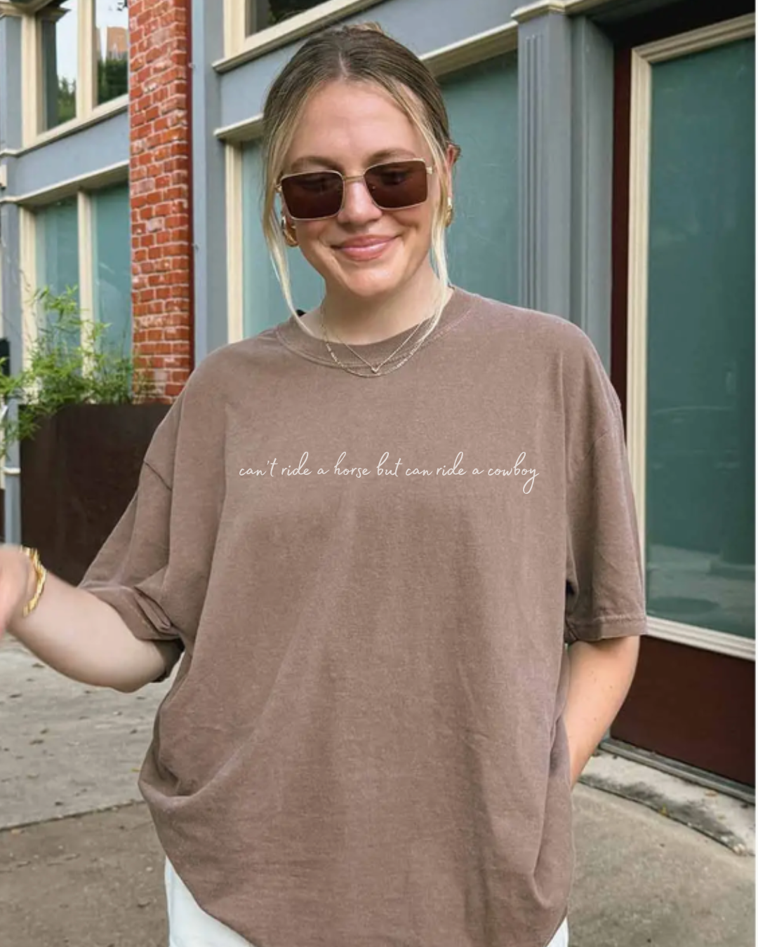 Can't Ride a Horse by Can Ride a Cowboy Tee