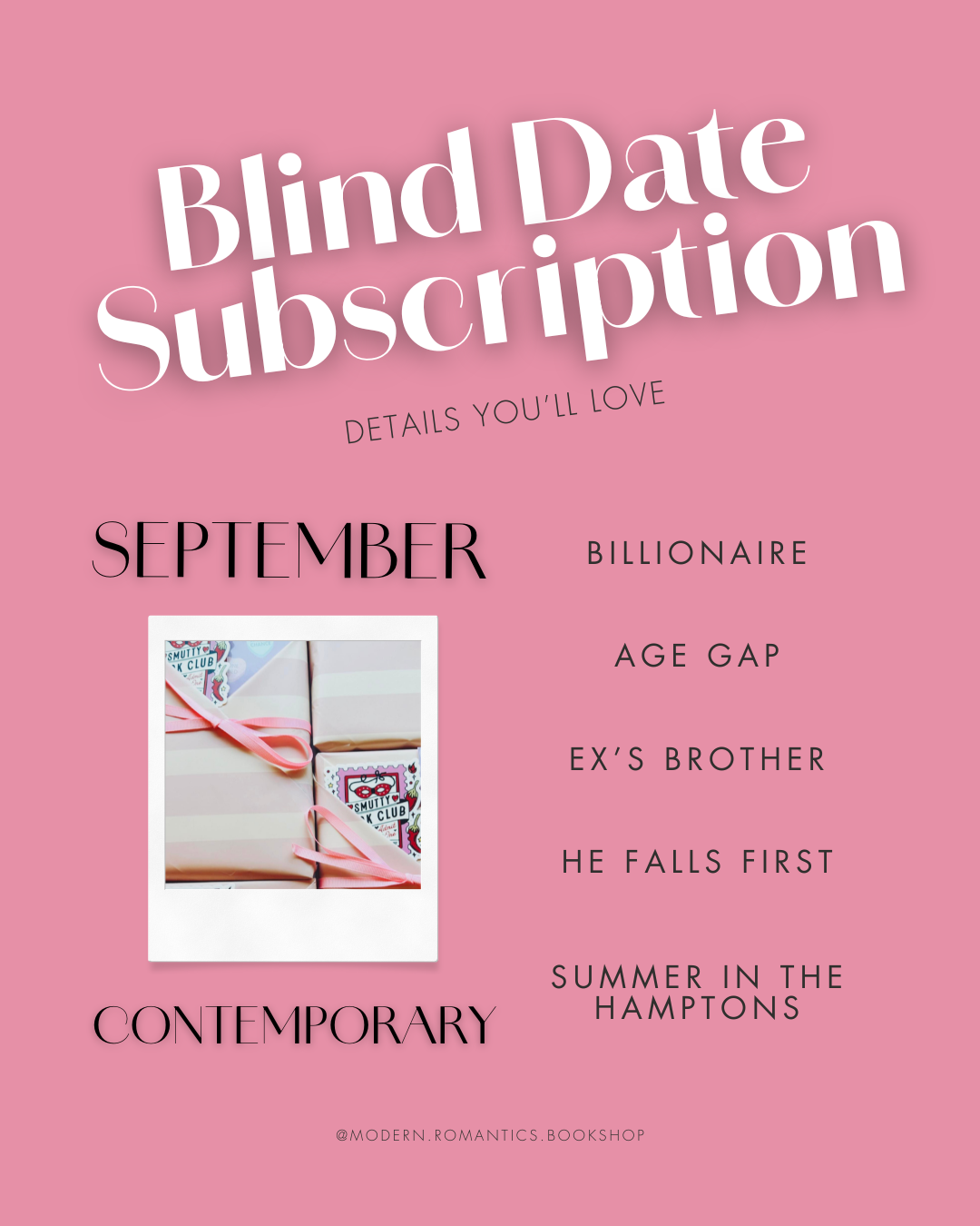 Monthly Blind Date
