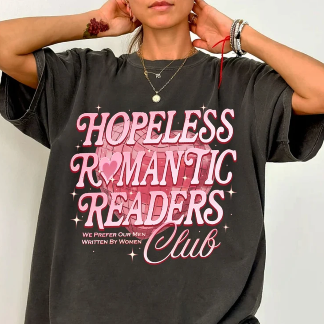 Hopeless Romantic Readers Club Tee (SAMPLE TSHIRT)