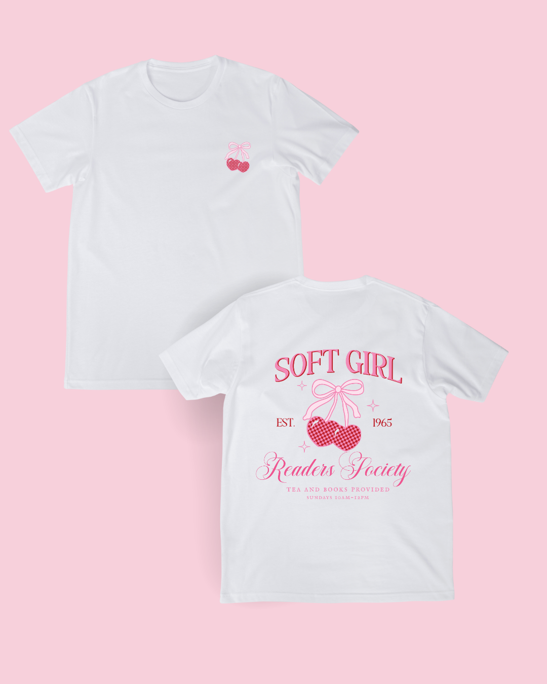 Soft Girl Readers Society Tee