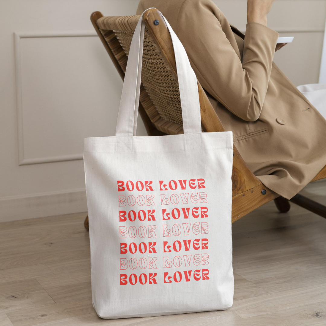 Book Lover Tote Bag