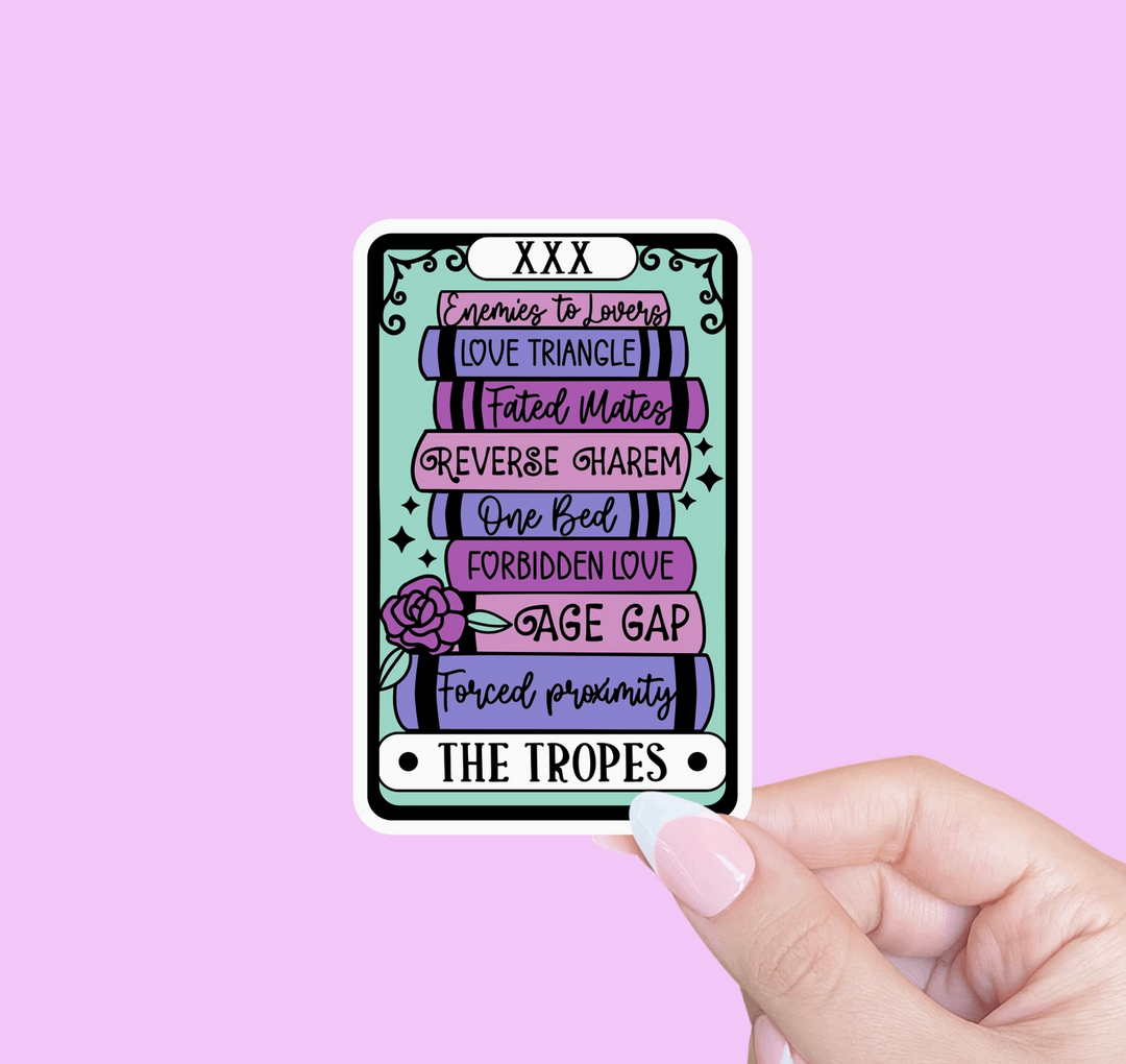 Tarot Card Tropes Sticker