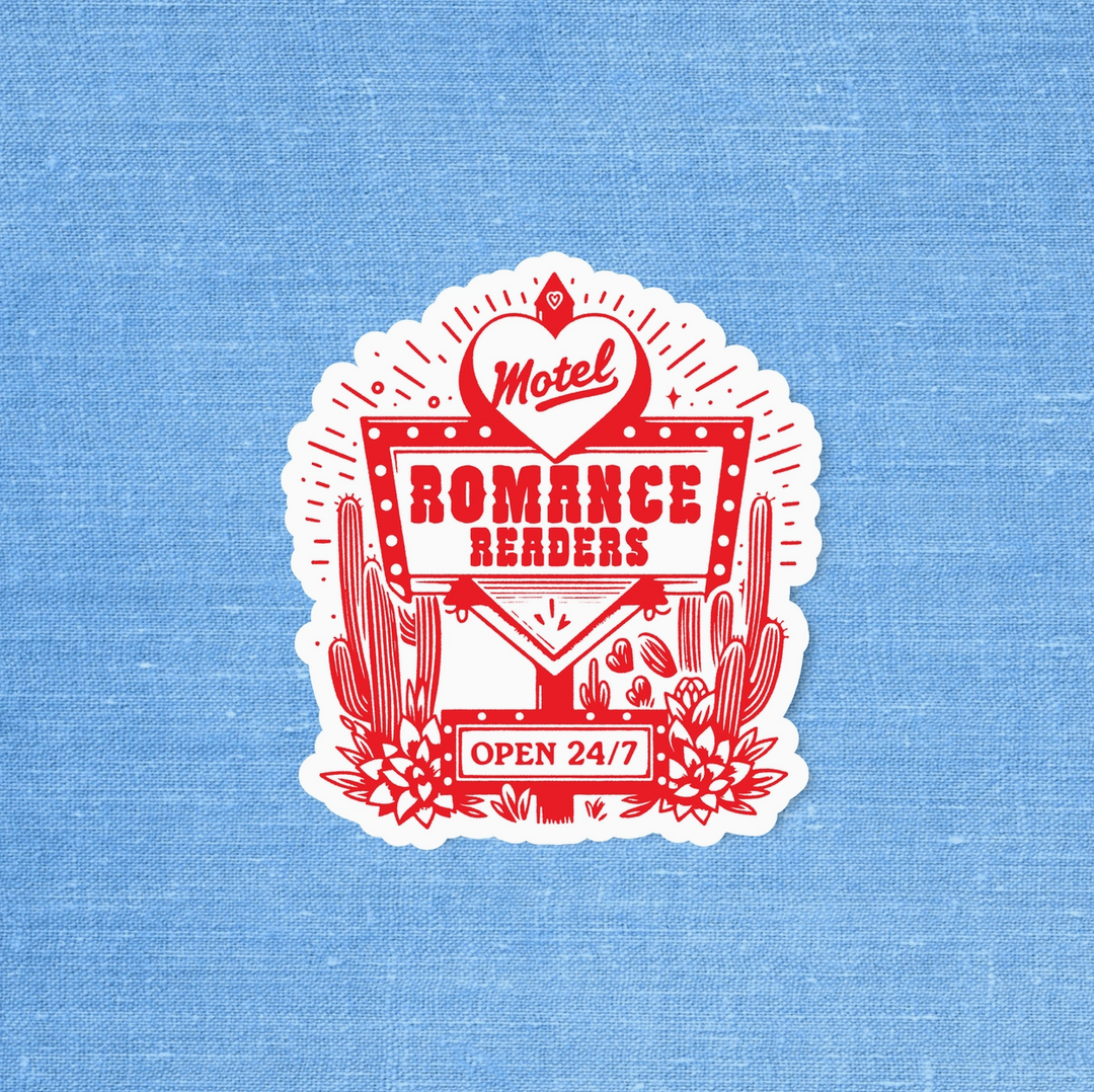 Romance Readers Motel Sticker
