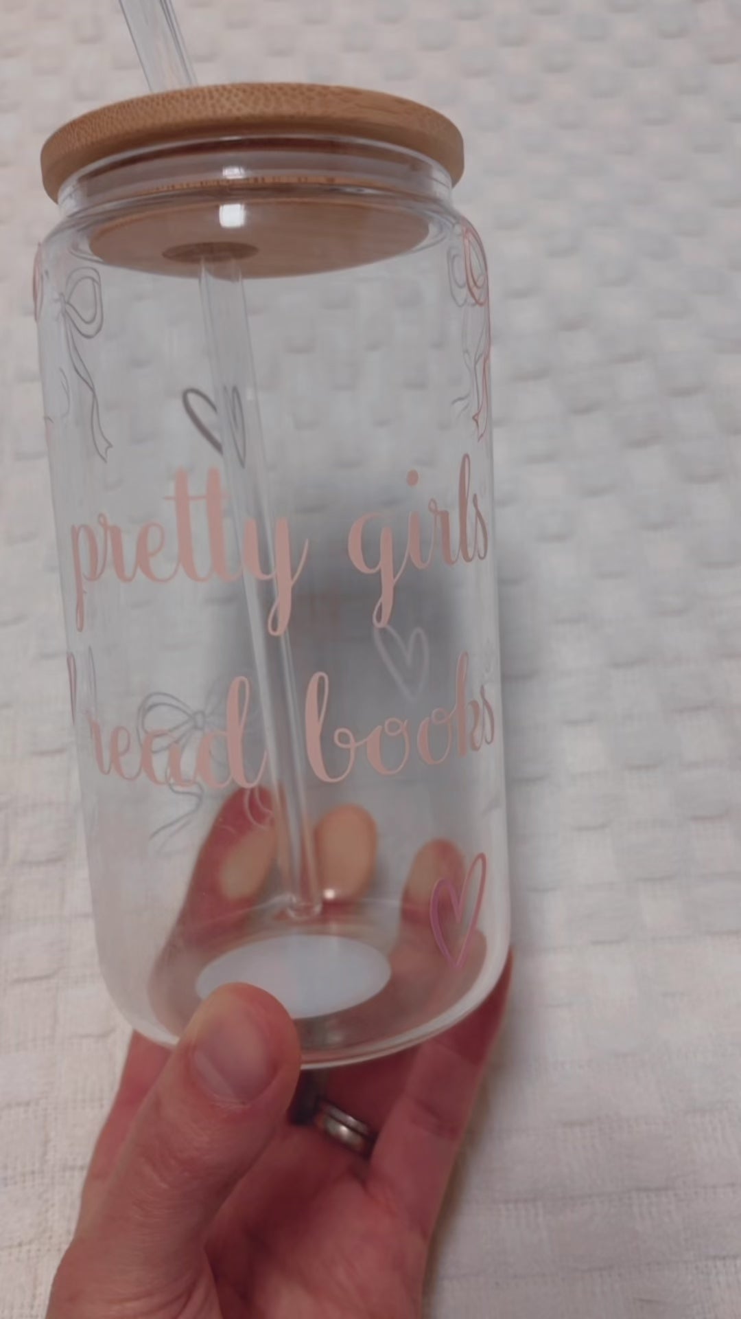 16oz Pretty Girls Read Books Tumbler