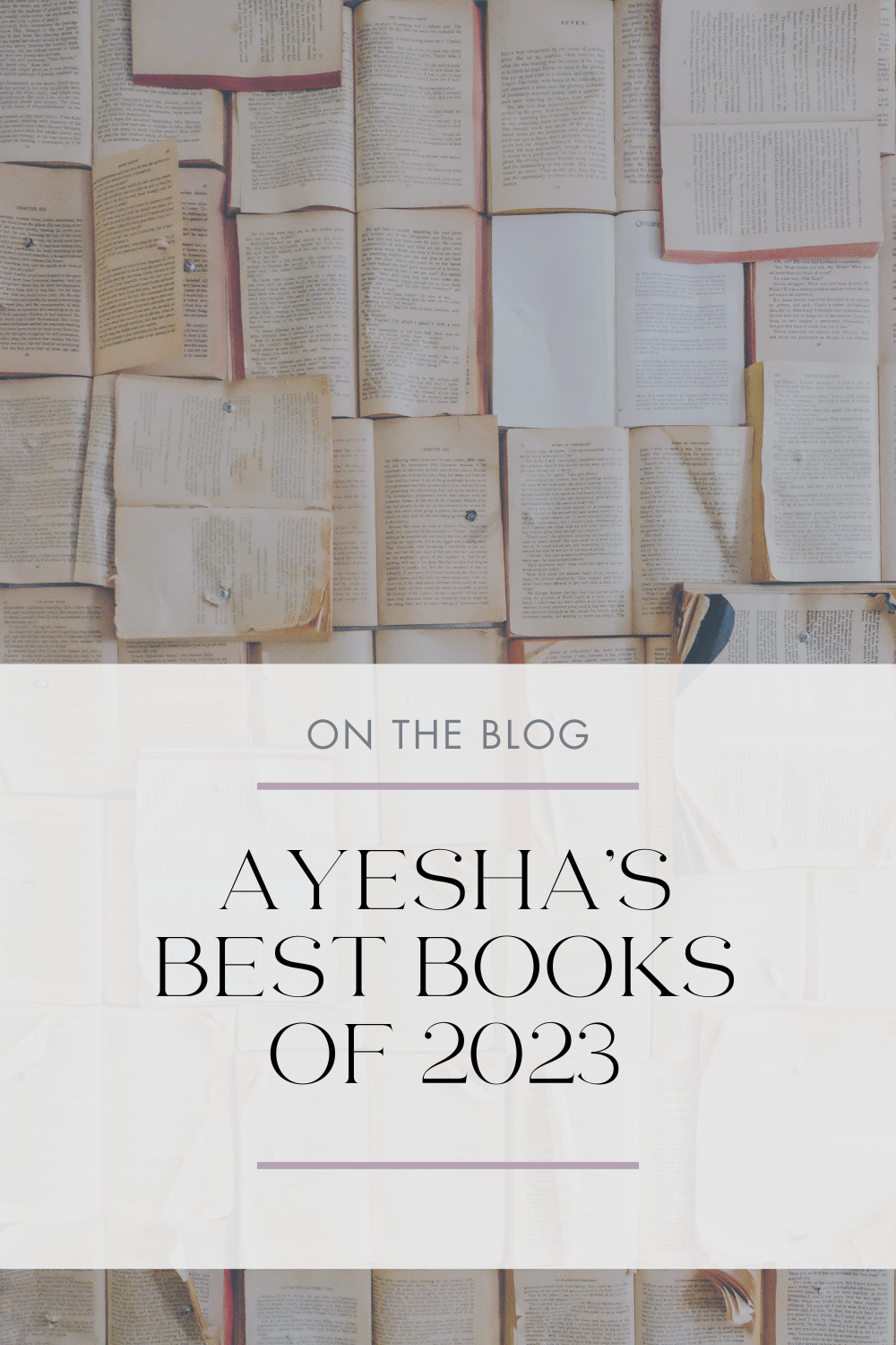 Ayesha's Best Books of 2023