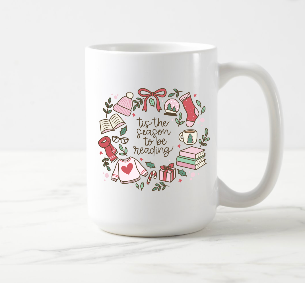 Tis the Season to be Reading Mug