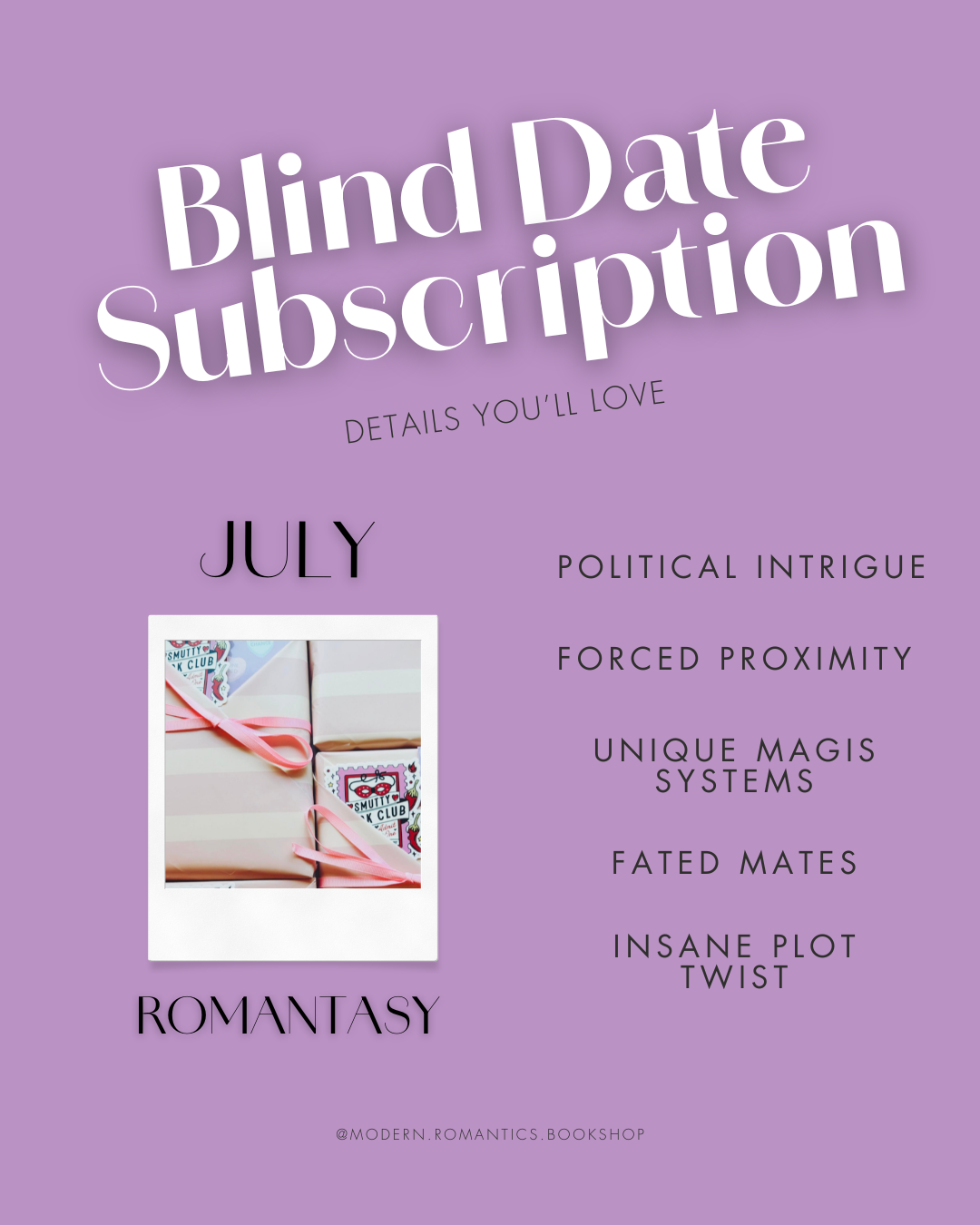 Monthly Blind Date