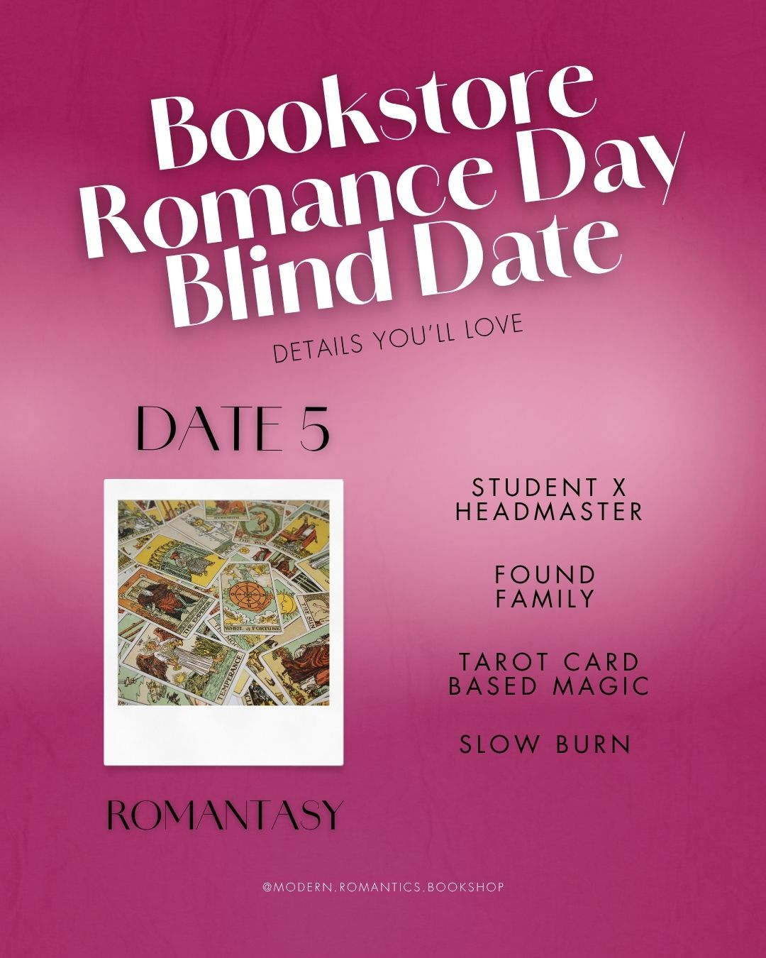 Bookstore Romance Day: Blind Date with a Book