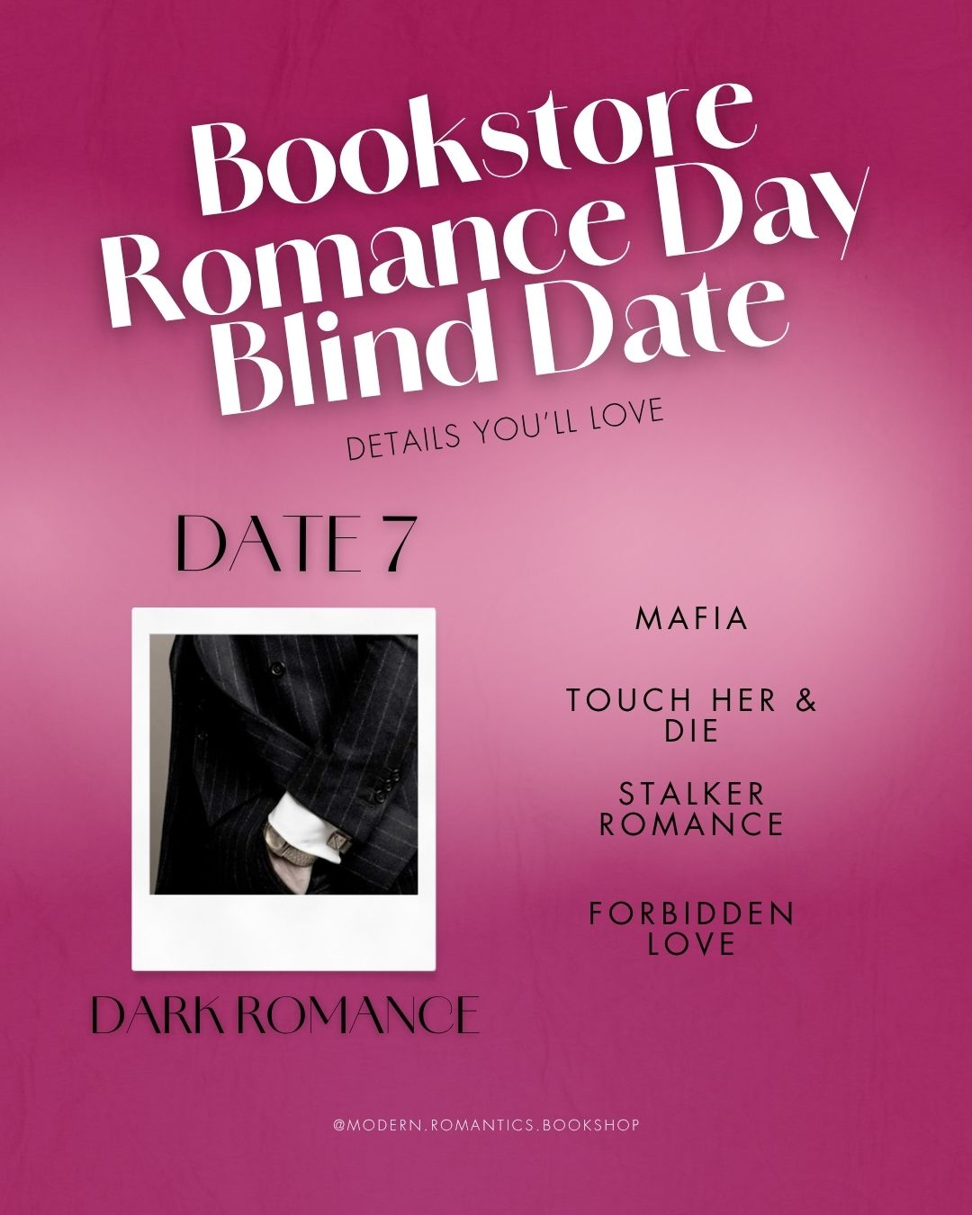 Bookstore Romance Day: Blind Date with a Book