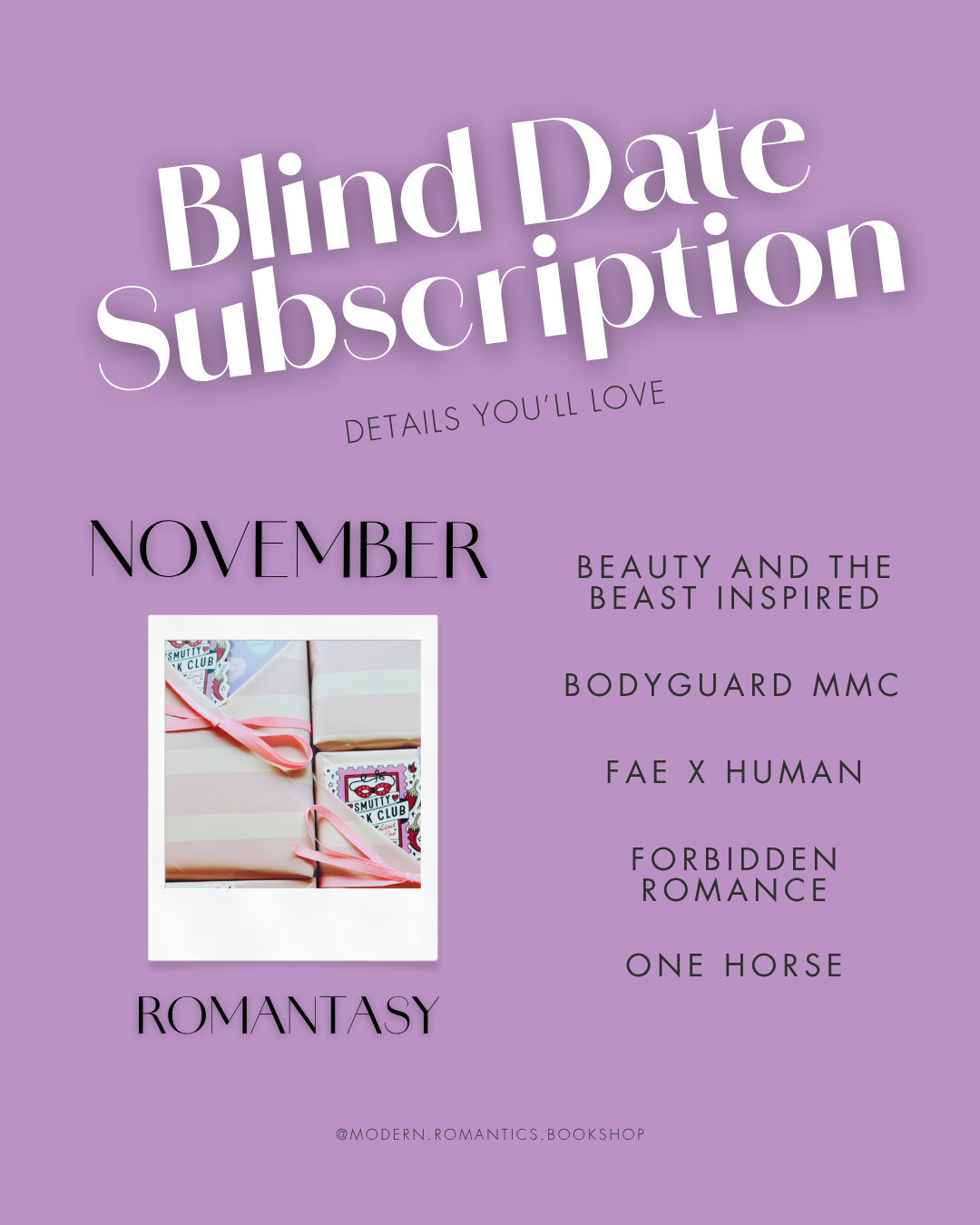 Monthly Blind Date