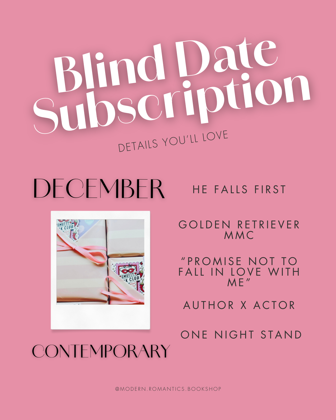 Monthly Blind Date