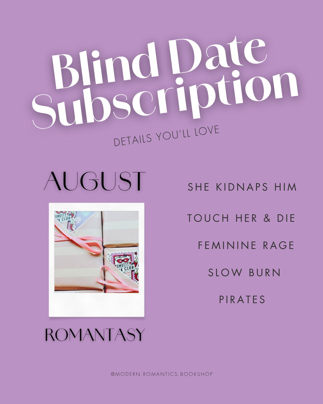 Monthly Blind Date