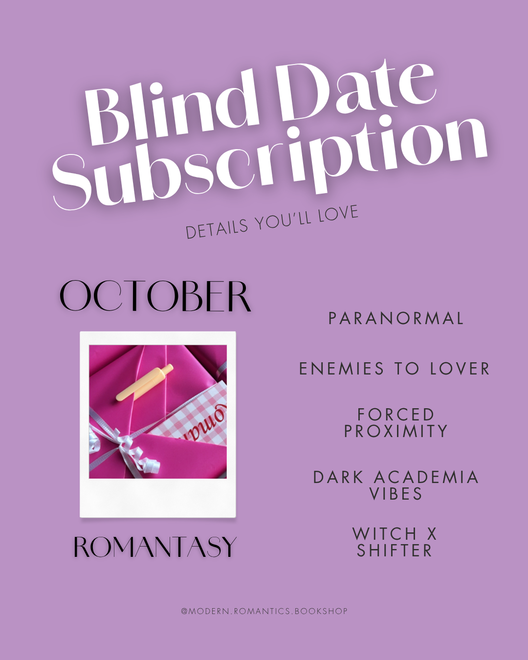 Monthly Blind Date