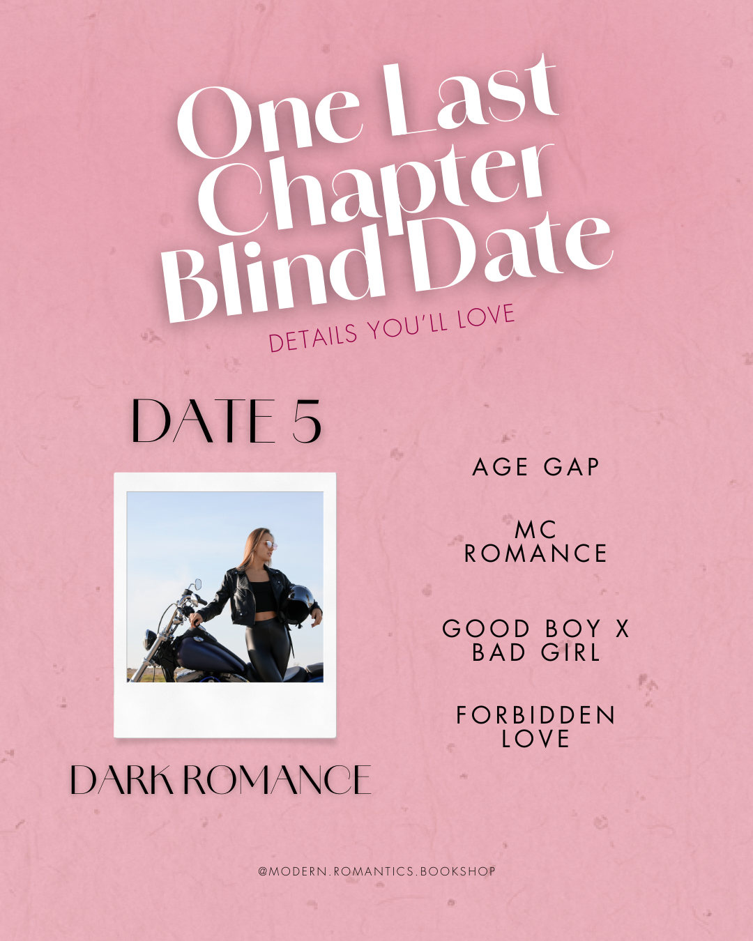 One Last Chapter Boxing Day Sale Blind Dates
