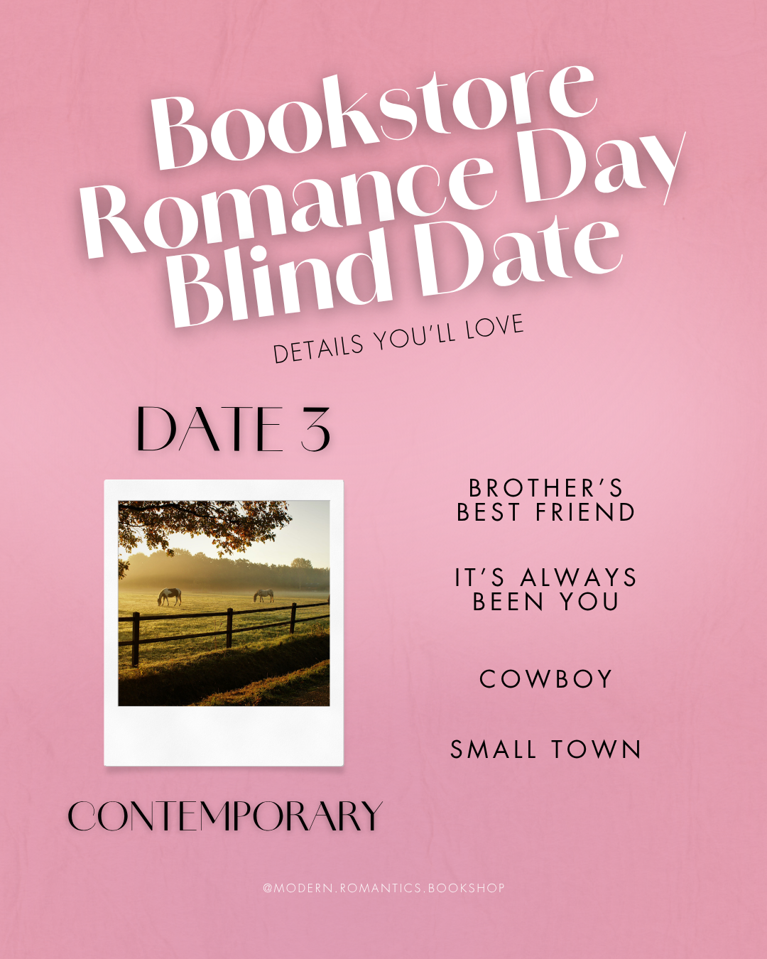 Bookstore Romance Day: Blind Date with a Book