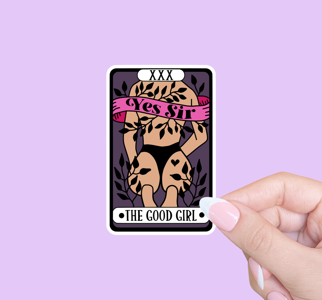 Tarot card "the good girl" sticker