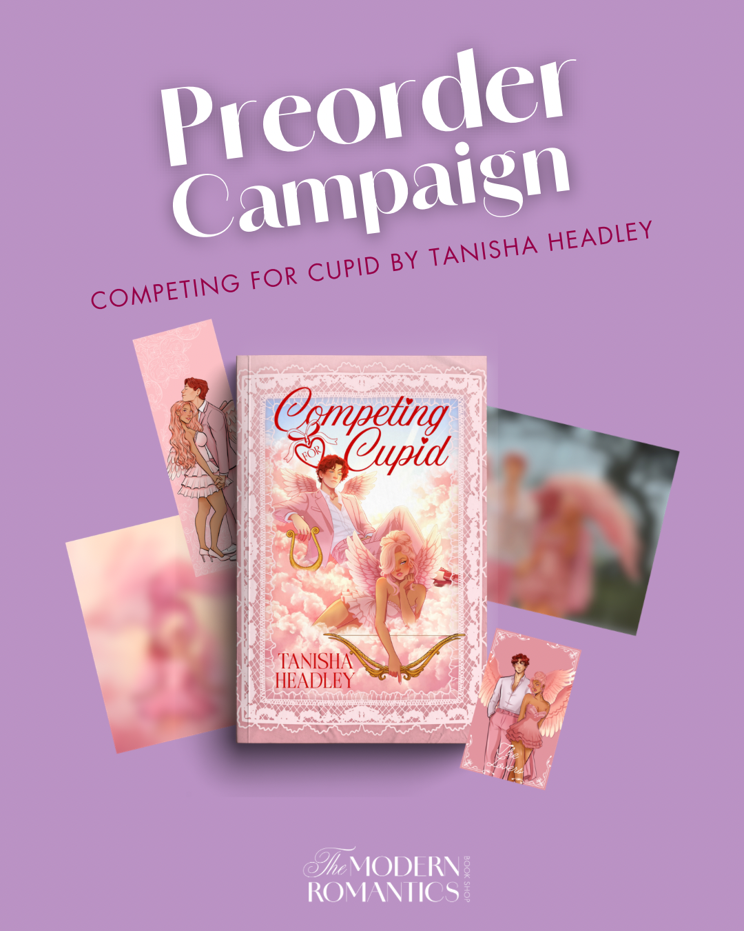 PREORDER Competing for Cupid by Tanisha Headley SIGNED with bookmark, art print & sticker sheet