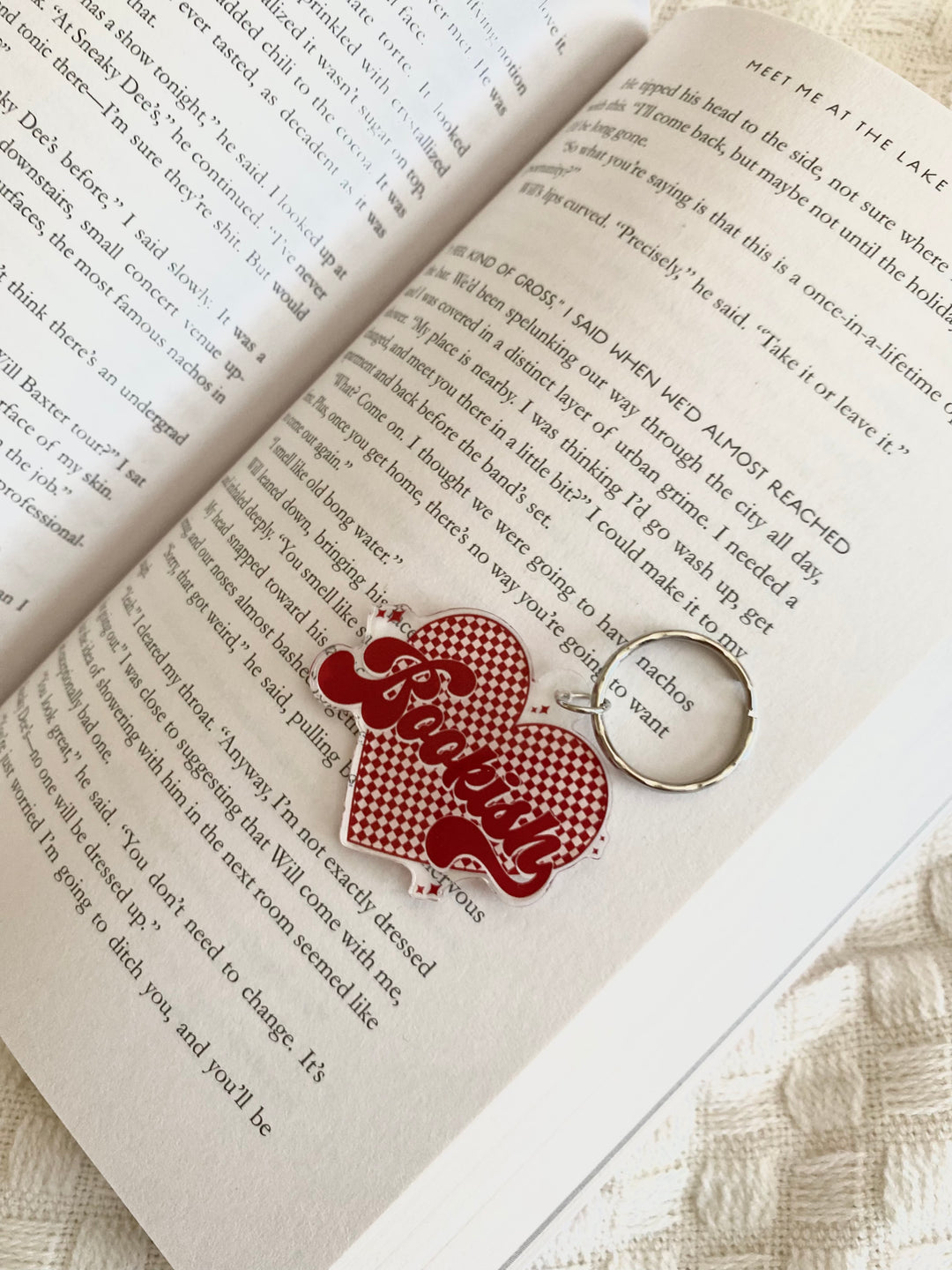 Bookish Keychain