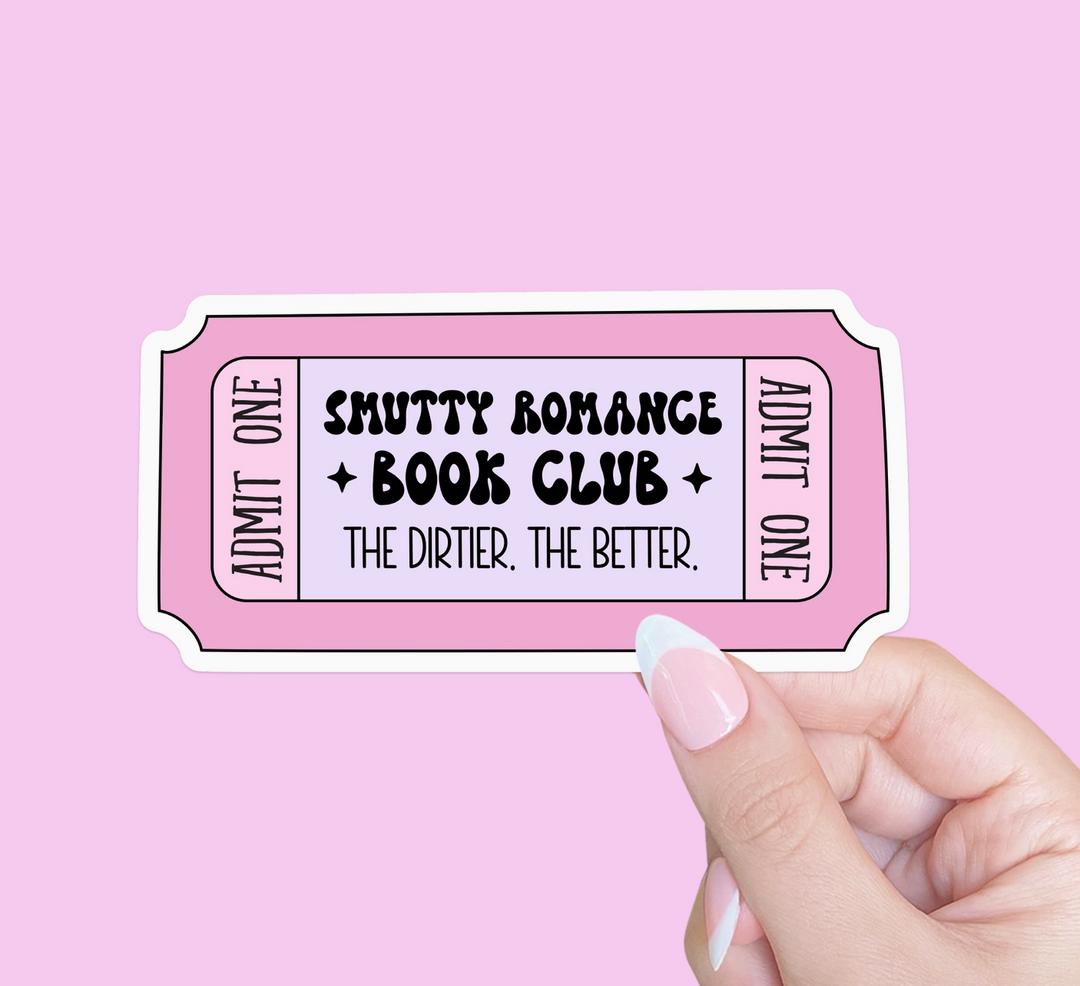 Smutty Romance Book Club Sticker