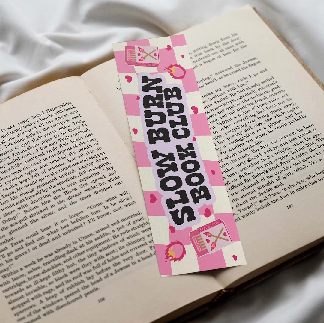 Slow Burn Book Club Bookmark