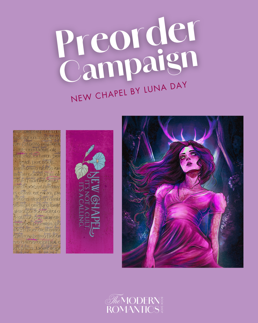 PREORDER New Chapel by Luna Day with SIGNED BOOKPLATE with exclusive art print & bookmark