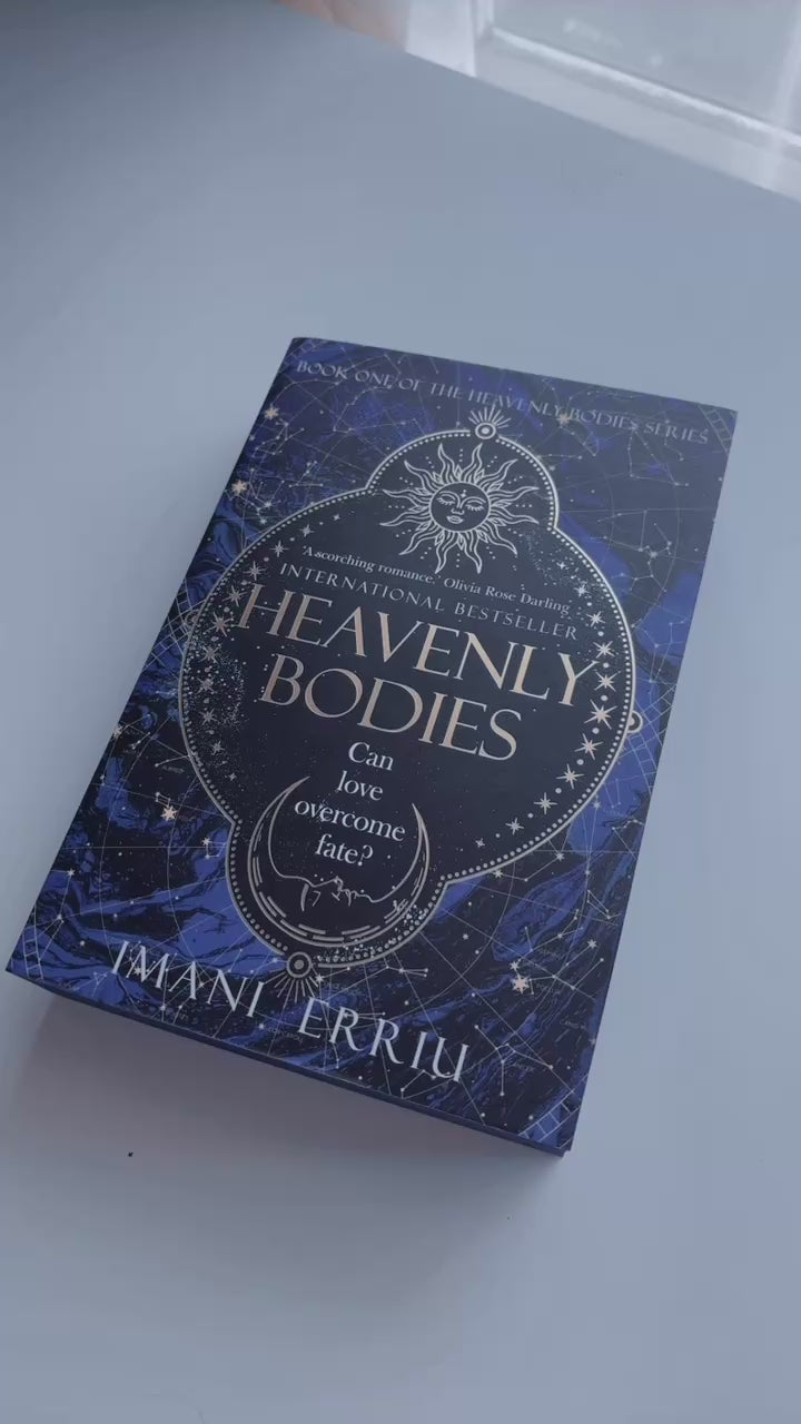 Heavenly Bodies by Imani Erriu with custom sprayed edges by Little Libary Mouse